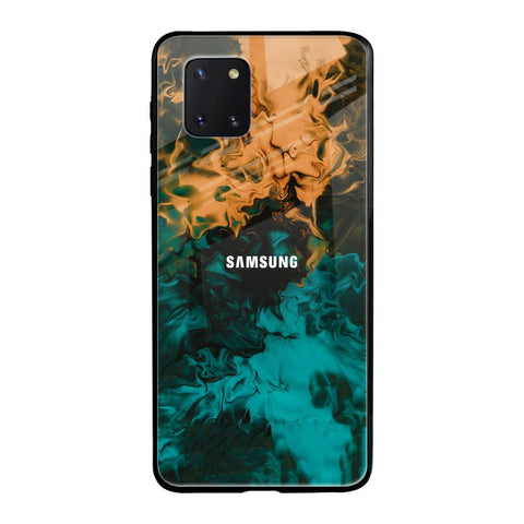 Watercolor Wave Samsung Galaxy Note 10 lite Glass Back Cover Online