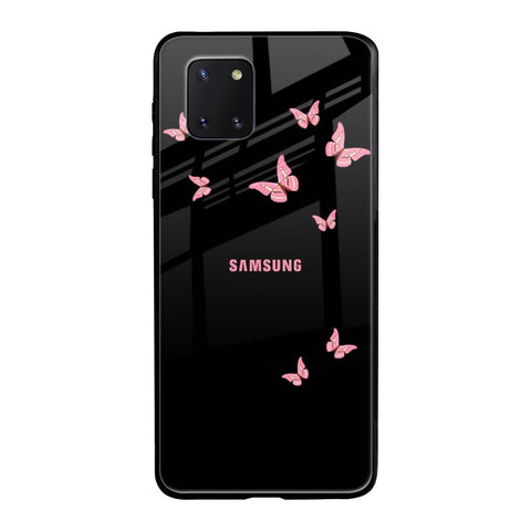 Fly Butterfly Samsung Galaxy Note 10 lite Glass Back Cover Online
