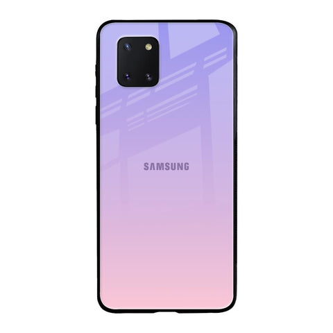 Lavender Gradient Samsung Galaxy Note 10 lite Glass Back Cover Online