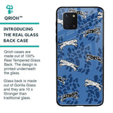 Blue Cheetah Glass Case for Samsung Galaxy Note 10 lite