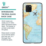 Travel Map Glass Case for Samsung Galaxy Note 10 lite