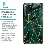 Abstract Green Glass Case For Samsung Galaxy Note 10 lite