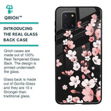 Black Cherry Blossom Glass Case for Samsung Galaxy Note 10 lite