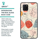 Abstract Faces Glass Case for Samsung Galaxy Note 10 lite