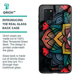 Retro Gorgeous Flower Glass Case for Samsung Galaxy Note 10 lite