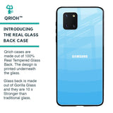 Wavy Blue Pattern Glass Case for Samsung Galaxy Note 10 lite