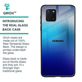 Blue Rhombus Pattern Glass Case for Samsung Galaxy Note 10 lite