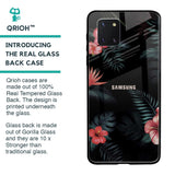 Tropical Art Flower Glass Case for Samsung Galaxy Note 10 lite