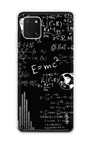 Equation Doodle Samsung Galaxy Note 10 lite Back Cover