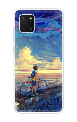 Riding Bicycle to Dreamland Samsung Galaxy Note 10 lite Back Cover