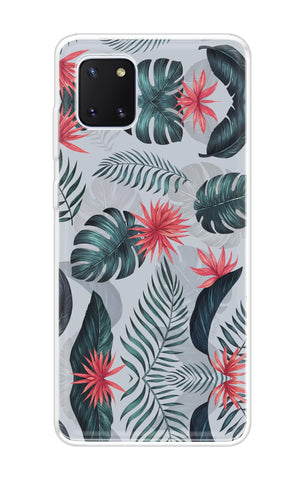 Retro Floral Leaf Samsung Galaxy Note 10 lite Back Cover