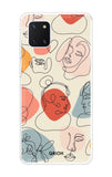 Abstract Faces Samsung Galaxy Note 10 lite Back Cover