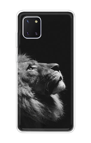 Lion Looking to Sky Samsung Galaxy Note 10 lite Back Cover