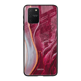 Crimson Ruby Samsung Galaxy S10 lite Glass Back Cover Online