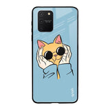 Adorable Cute Kitty Samsung Galaxy S10 lite Glass Back Cover Online
