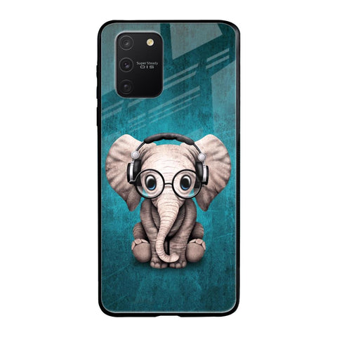 Adorable Baby Elephant Samsung Galaxy S10 lite Glass Back Cover Online