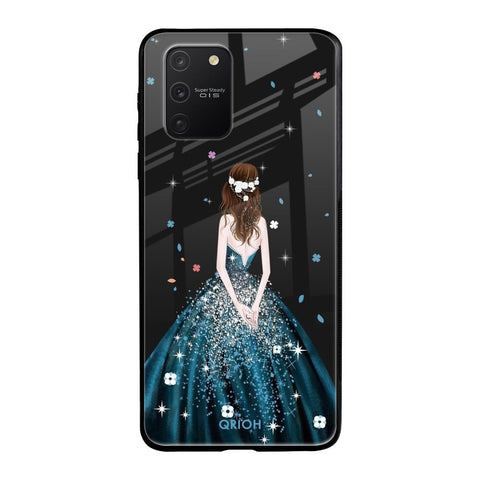 Queen Of Fashion Samsung Galaxy S10 lite Glass Back Cover Online