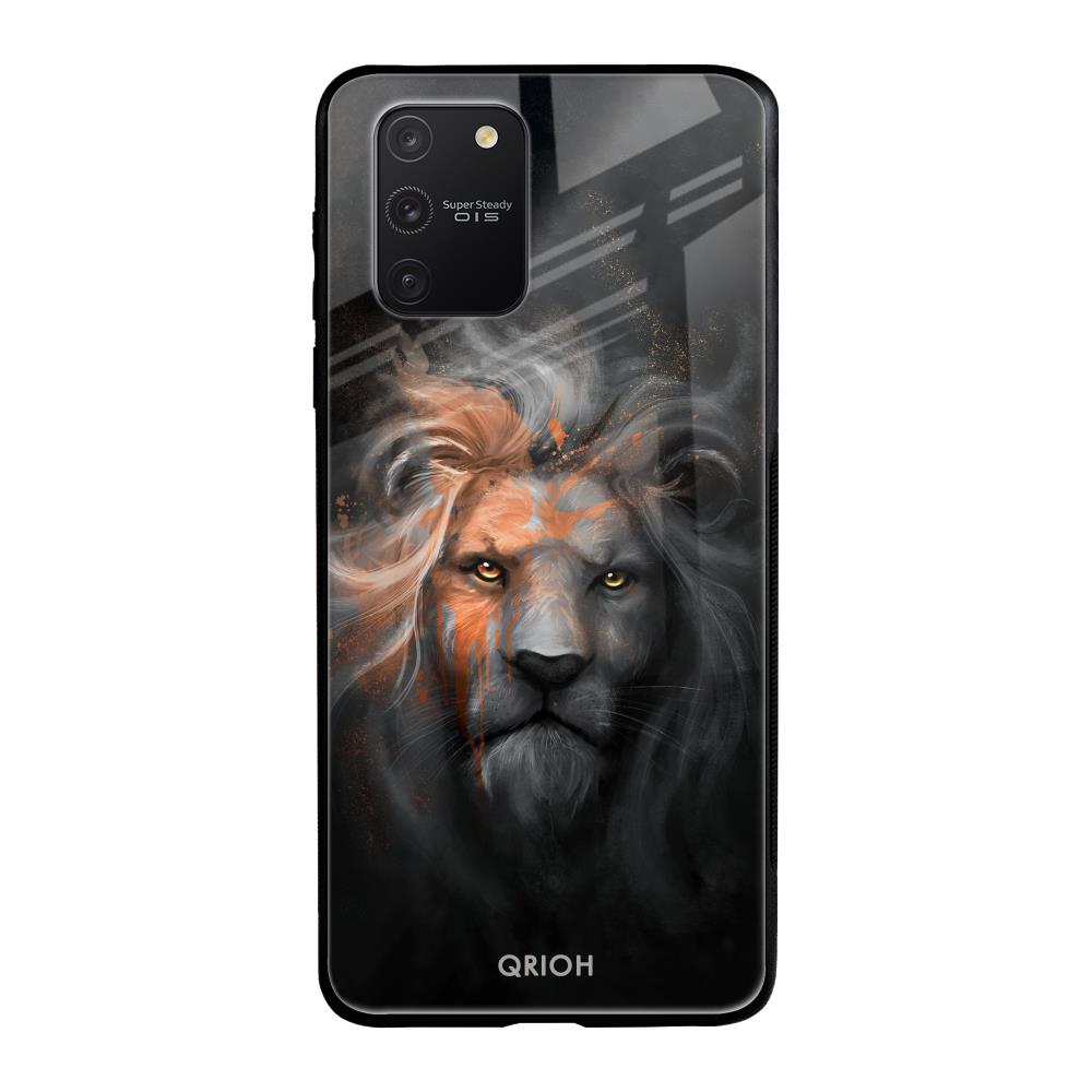Devil Lion Samsung Galaxy S10 lite Glass Back Cover Online