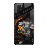 Aggressive Lion Samsung Galaxy S10 lite Glass Back Cover Online