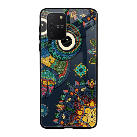 Owl Art Samsung Galaxy S10 lite Glass Back Cover Online