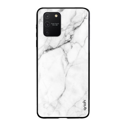 Modern White Marble Samsung Galaxy S10 lite Glass Back Cover Online