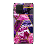 Electroplated Geometric Marble Samsung Galaxy S10 lite Glass Back Cover Online
