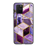 Purple Rhombus Marble Samsung Galaxy S10 lite Glass Back Cover Online