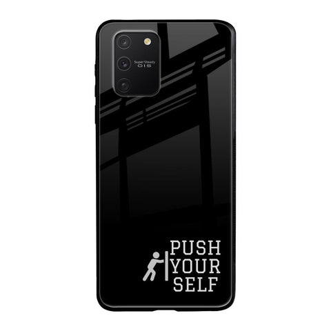 Push Your Self Samsung Galaxy S10 lite Glass Back Cover Online