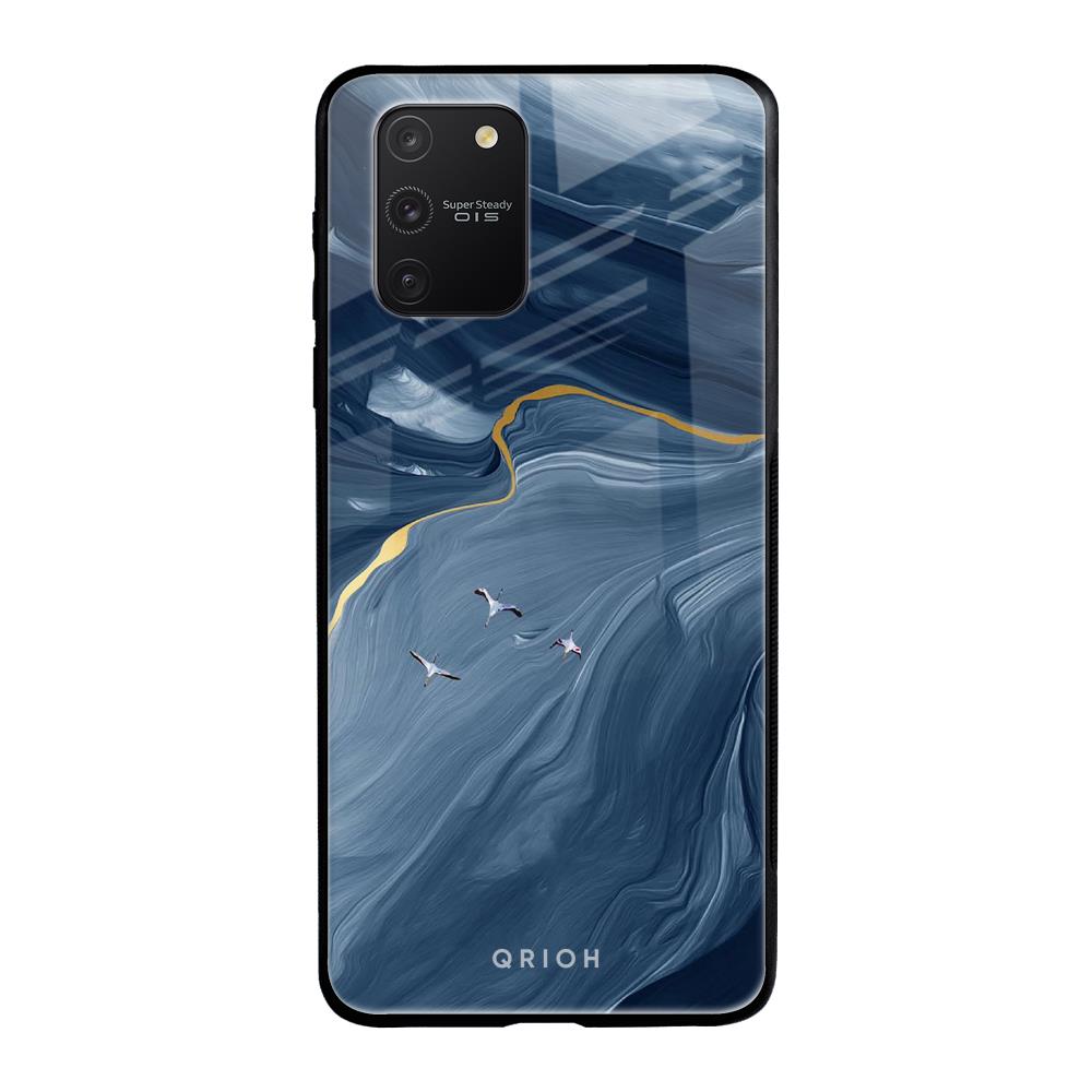 Deep Ocean Marble Samsung Galaxy S10 lite Glass Back Cover Online
