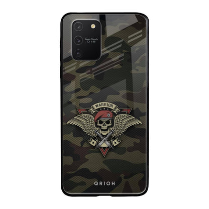 Army Warrior Samsung Galaxy S10 lite Glass Back Cover Online
