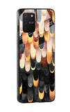 Bronze Abstract Glass Case for Samsung Galaxy S10 Lite