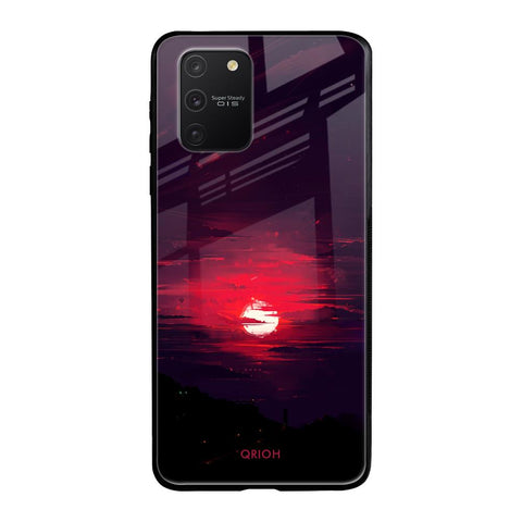 Morning Red Sky Samsung Galaxy S10 lite Glass Cases & Covers Online