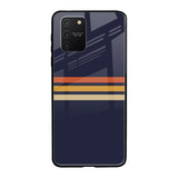 Tricolor Stripes Samsung Galaxy S10 lite Glass Cases & Covers Online