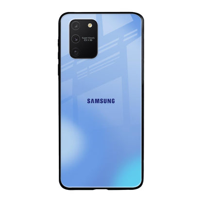 Vibrant Blue Texture Samsung Galaxy S10 lite Glass Back Cover Online