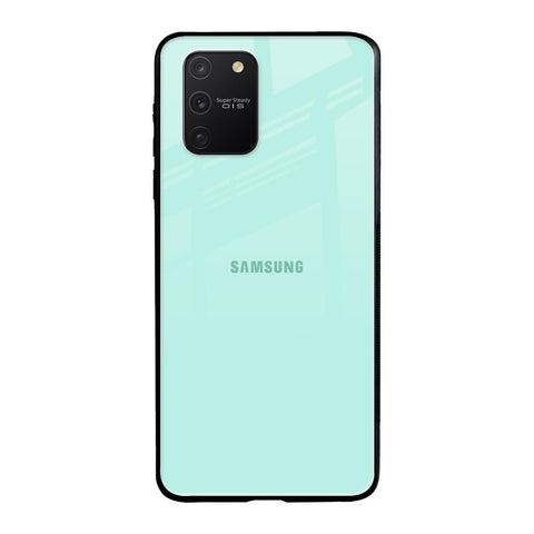 Teal Samsung Galaxy S10 lite Glass Back Cover Online