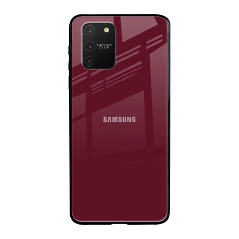 Classic Burgundy Samsung Galaxy S10 lite Glass Back Cover Online