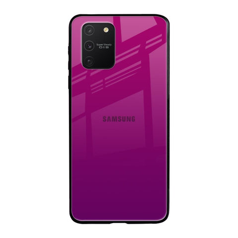 Magenta Gradient Samsung Galaxy S10 lite Glass Back Cover Online