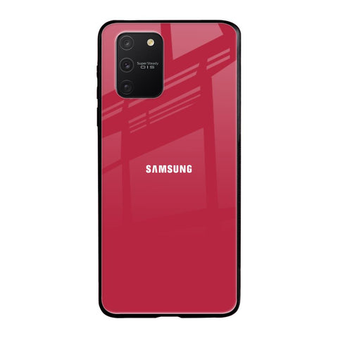 Solo Maroon Samsung Galaxy S10 lite Glass Back Cover Online