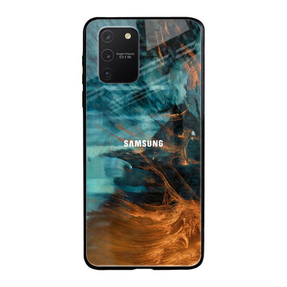 Golden Splash Samsung Galaxy S10 lite Glass Back Cover Online