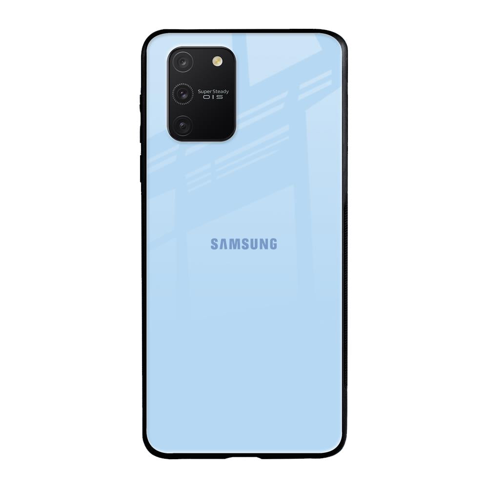 Pastel Sky Blue Samsung Galaxy S10 lite Glass Back Cover Online