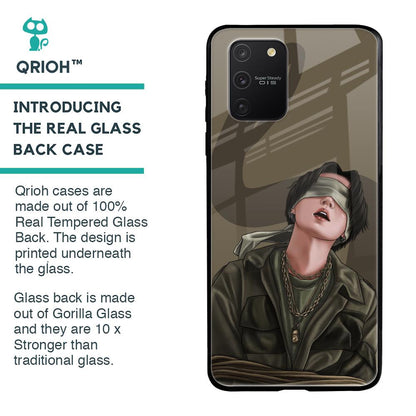 Blind Fold Glass Case for Samsung Galaxy S10 lite