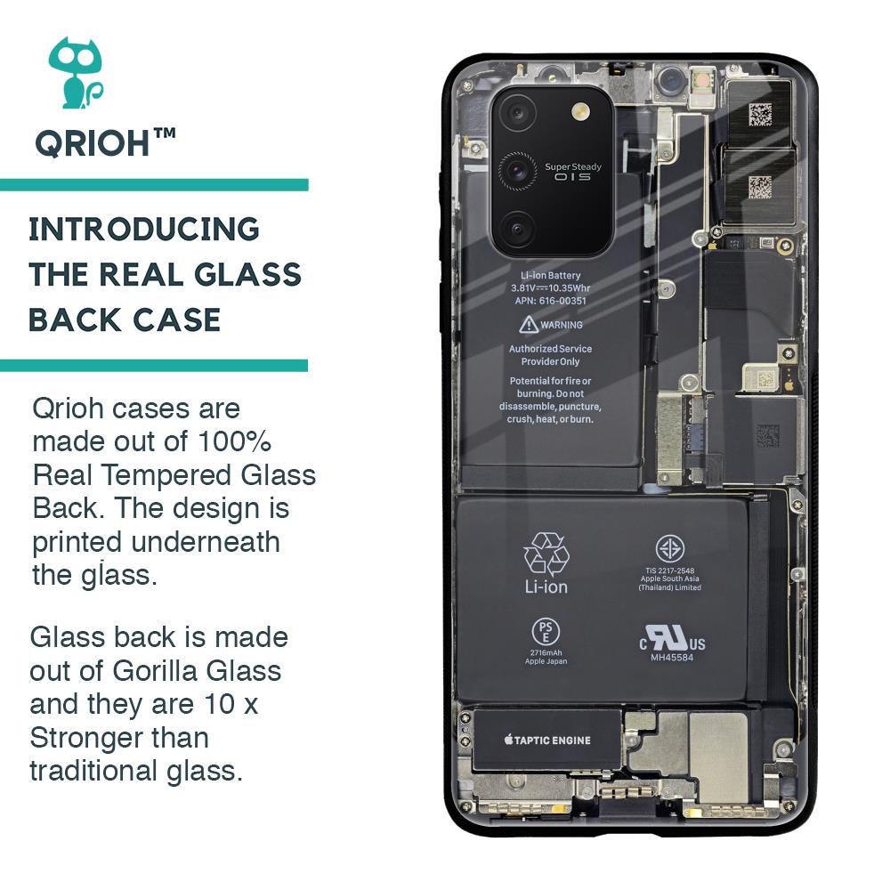 Skeleton Inside Glass Case for Samsung Galaxy S10 lite