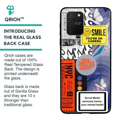 Smile for Camera Glass Case for Samsung Galaxy S10 lite