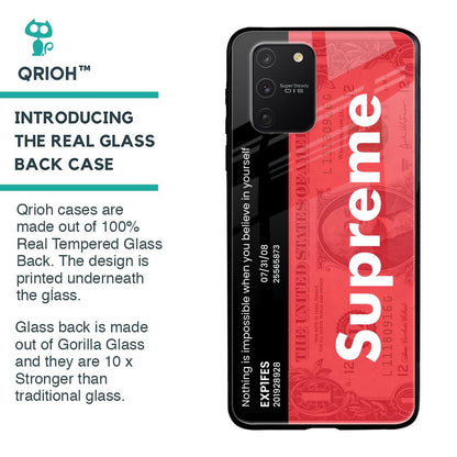 Supreme Ticket Glass Case for Samsung Galaxy S10 lite