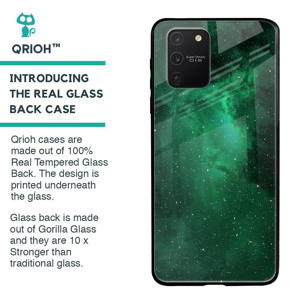 Emerald Firefly Glass Case For Samsung Galaxy S10 lite