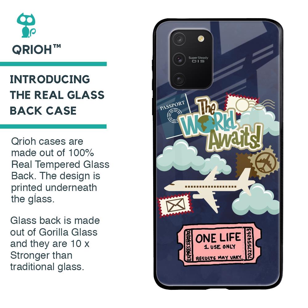 Tour The World Glass Case For Samsung Galaxy S10 lite