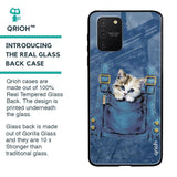 Kitty In Pocket Glass Case For Samsung Galaxy S10 lite