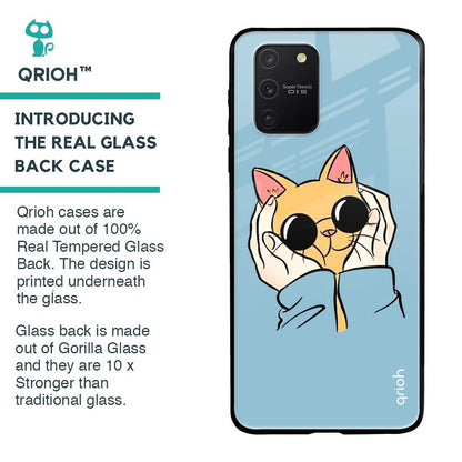 Adorable Cute Kitty Glass Case For Samsung Galaxy S10 lite