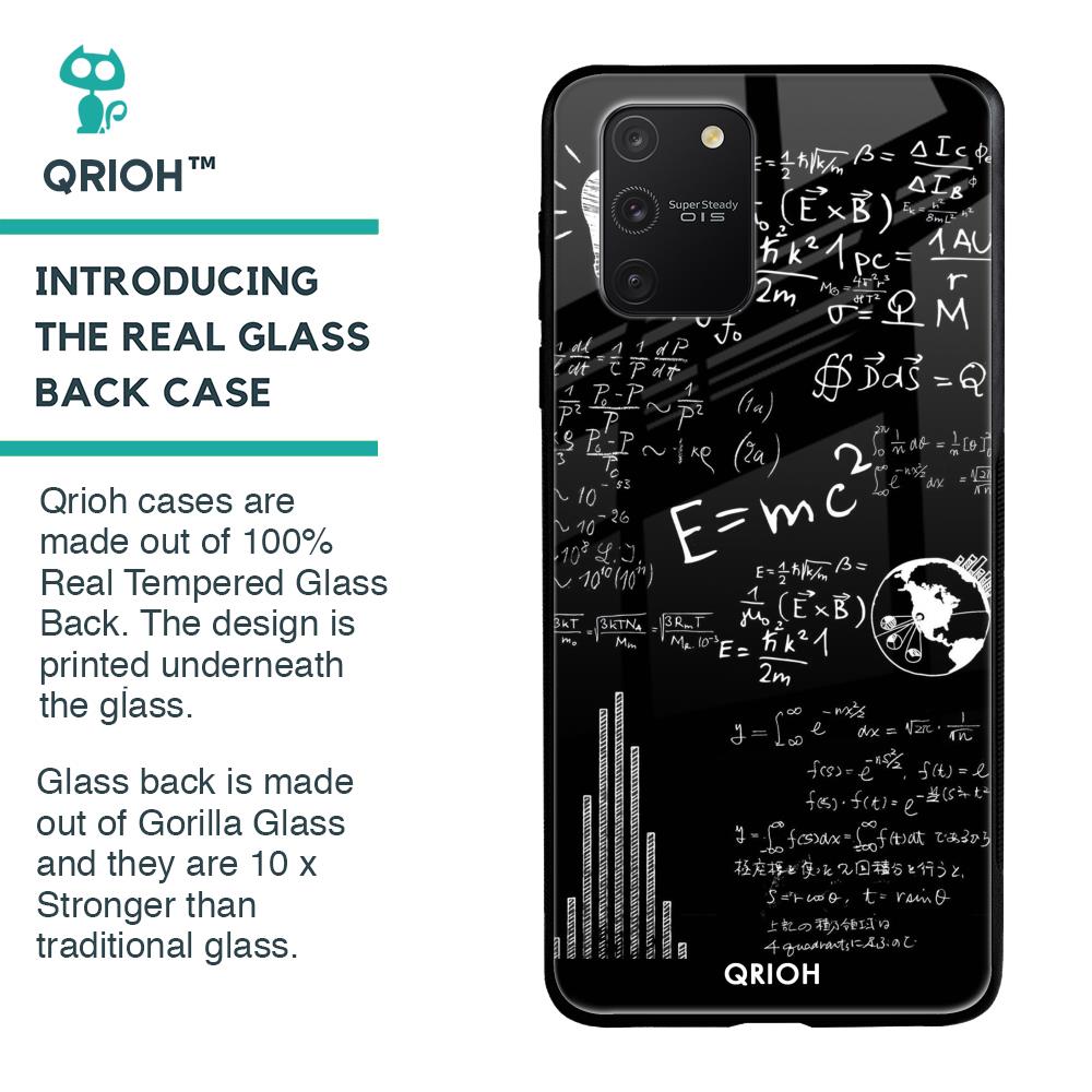 Funny Math Glass Case for Samsung Galaxy S10 lite