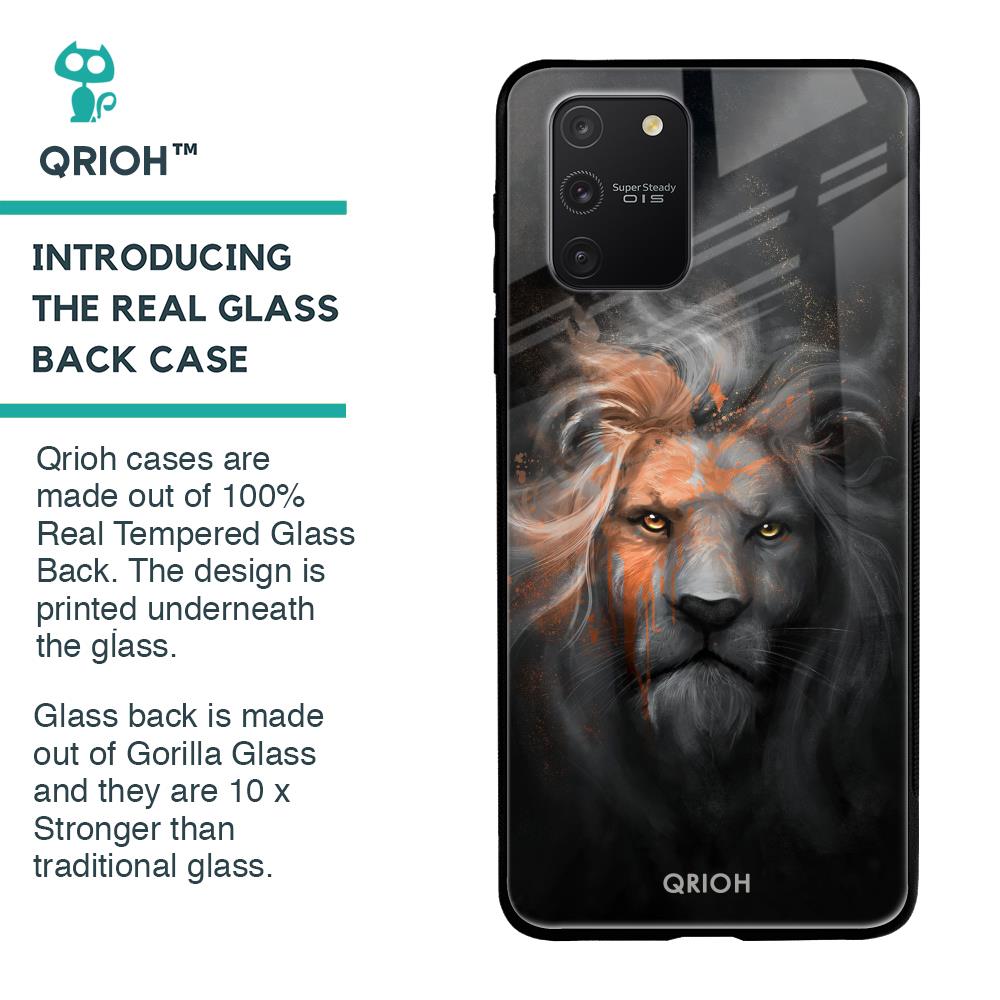 Devil Lion Glass Case for Samsung Galaxy S10 lite